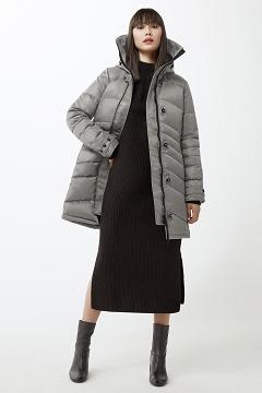 Chamarras Canada Goose Mujer Mexico - Lorette Abrigos Black Label Grises GI9564318